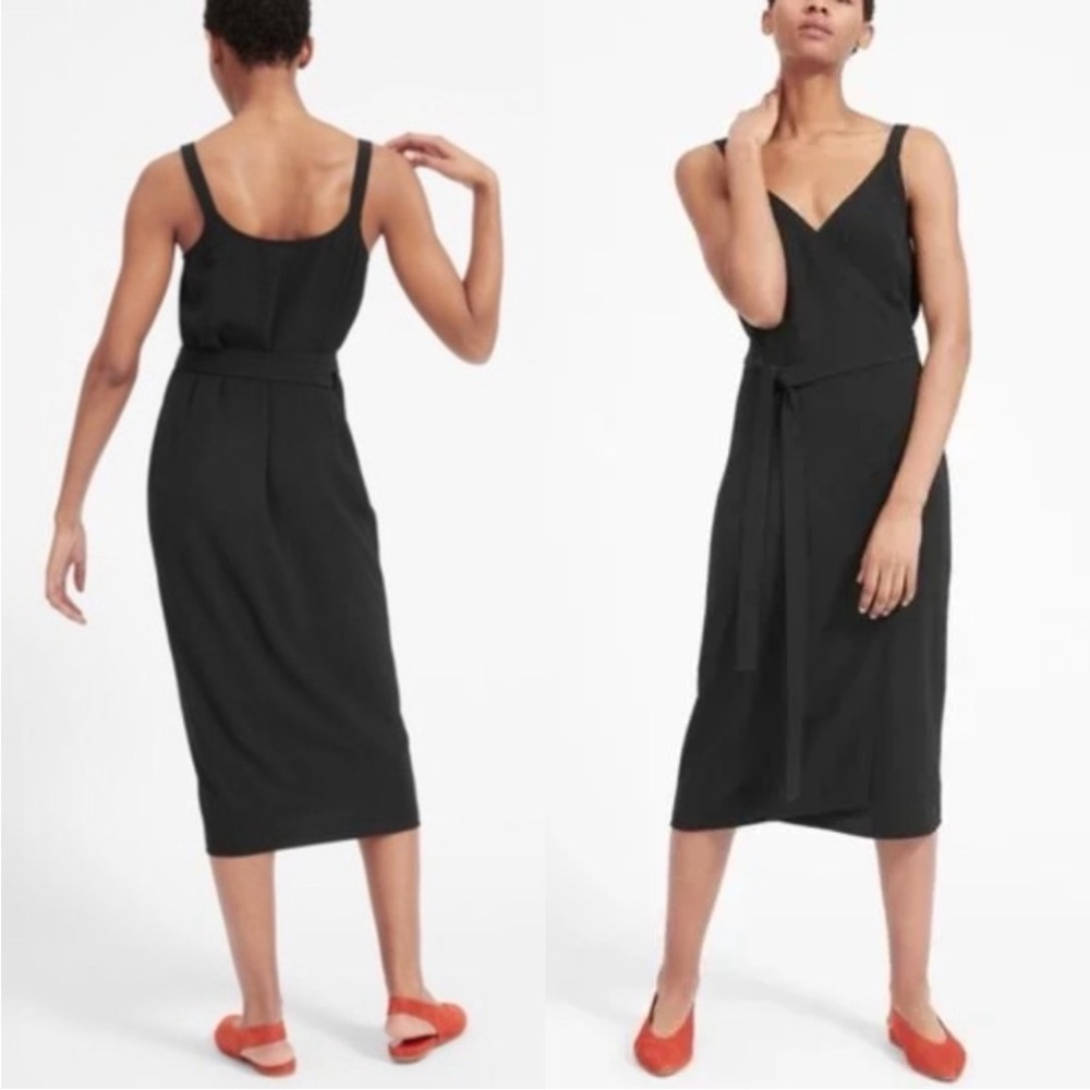 Everlane Japanese GoWeave
Tank Wrap Dress NWT
